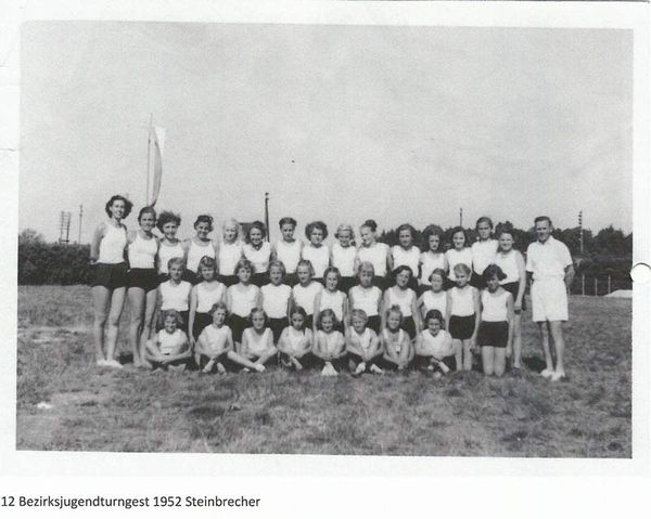 1952 – Bezirksjugendturnfest, Uttinger Turnriege