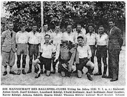 1928 – Fußballmannschaft