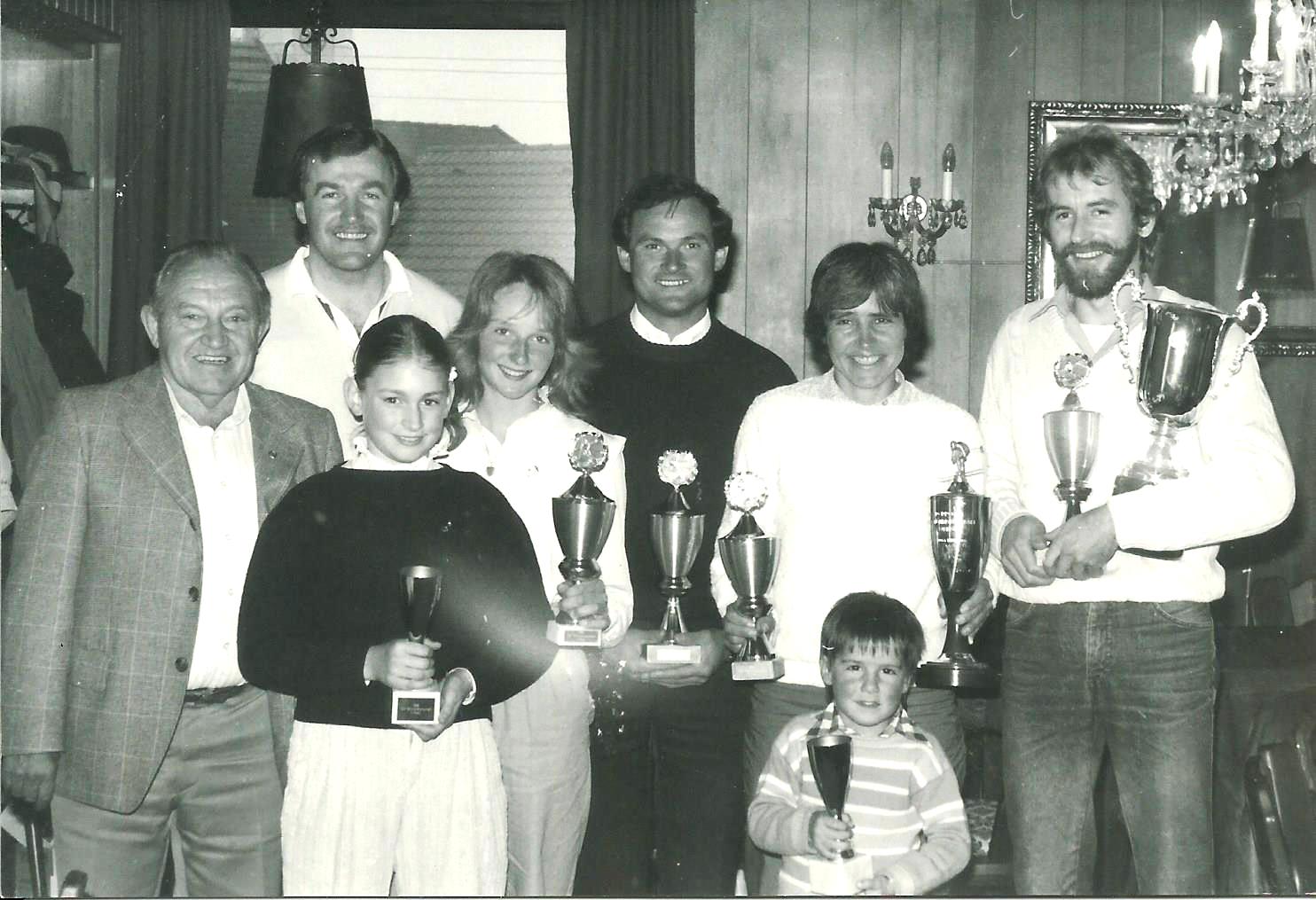 TSV Utting - 1986 Uttinger Skimeisterschaft Siegerehrung
