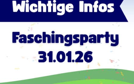 Wichtige Infos zur Faschingsparty
